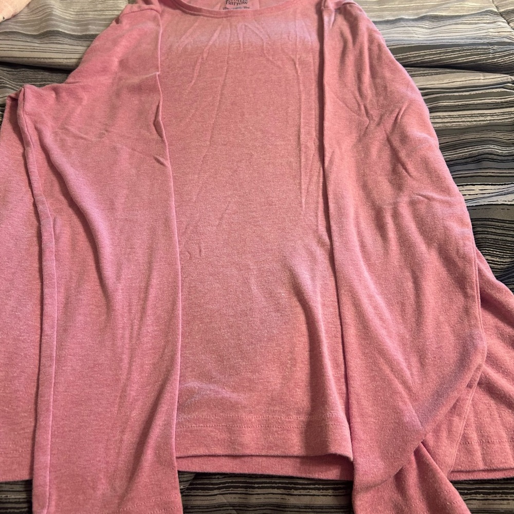 Croft & Barrow Pink Crew Neck Tee